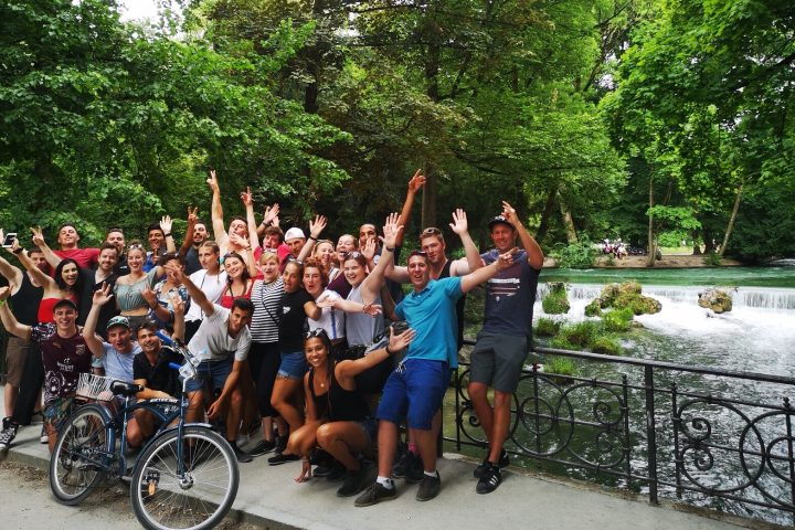 a group of people posing for the camera