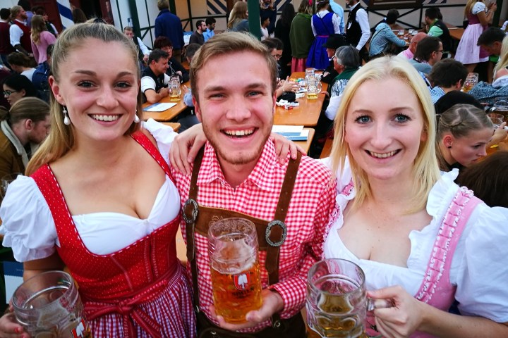 a group of people posing for the camera